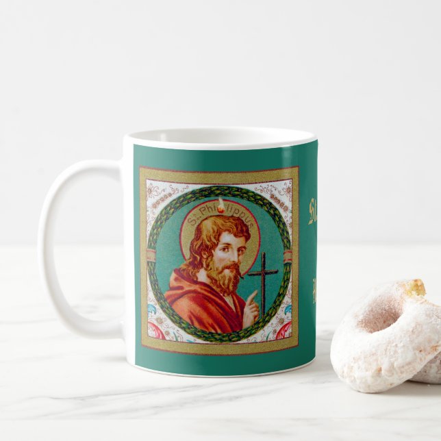 St. Philip the Apostle (JMAS 10) Coffee Mug (With Donut)