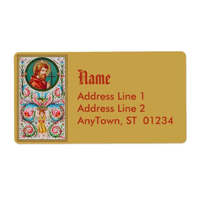 St. Philip the Apostle (JMAS 10) Label (Front)