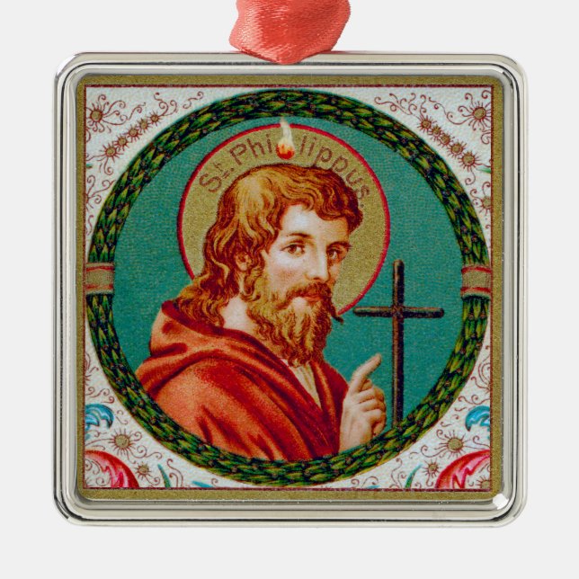 St. Philip the Apostle (JMAS 10) Metal Ornament (Front)