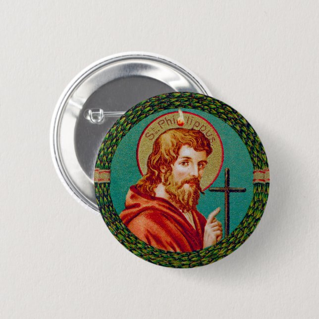 St. Philip the Apostle (JMAS 10) Round Button (Front & Back)