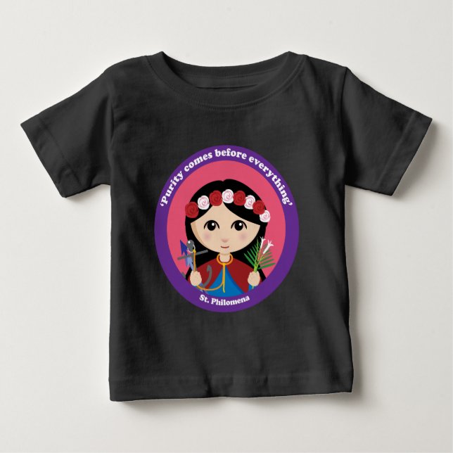 St. Philomena Baby T-Shirt (Front)