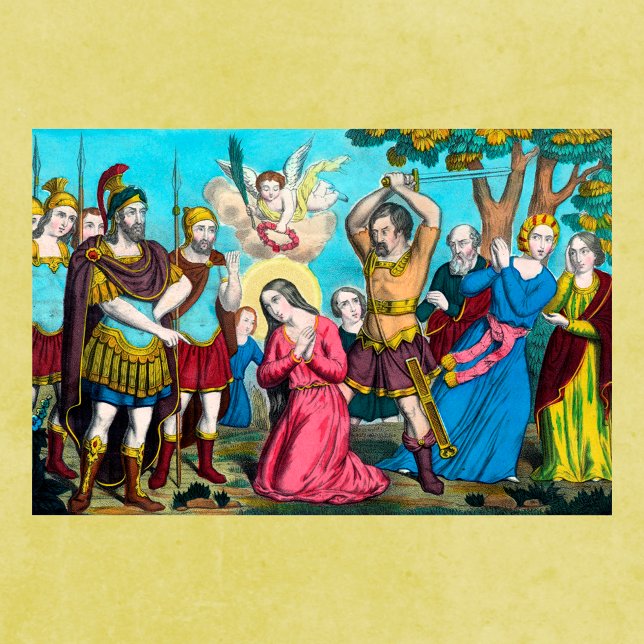 St. Philomena Being Beheaded Poster (Creator Uploaded)