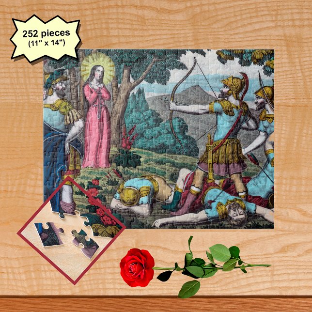 St. Philomena Being Shot with Arrows Jigsaw Puzzle (Creator Uploaded)