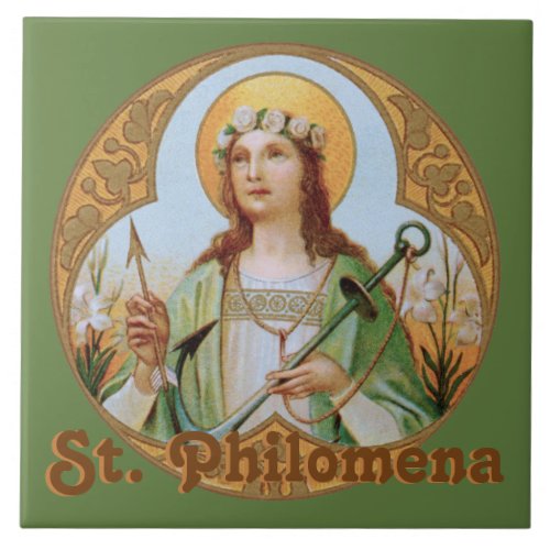St Philomena BK 005 Ceramic Tile