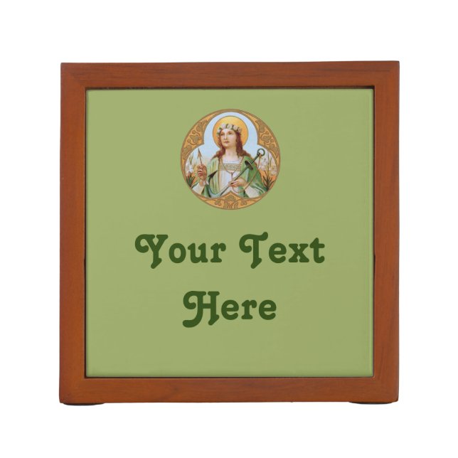 St. Philomena (BK 005) Desk Organizer (Back)