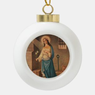 St Philomena Christmas Ornament