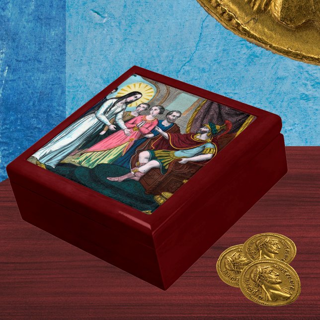 St. Philomena is Tried before Emperor Diocletian Gift Box (Creator Uploaded)