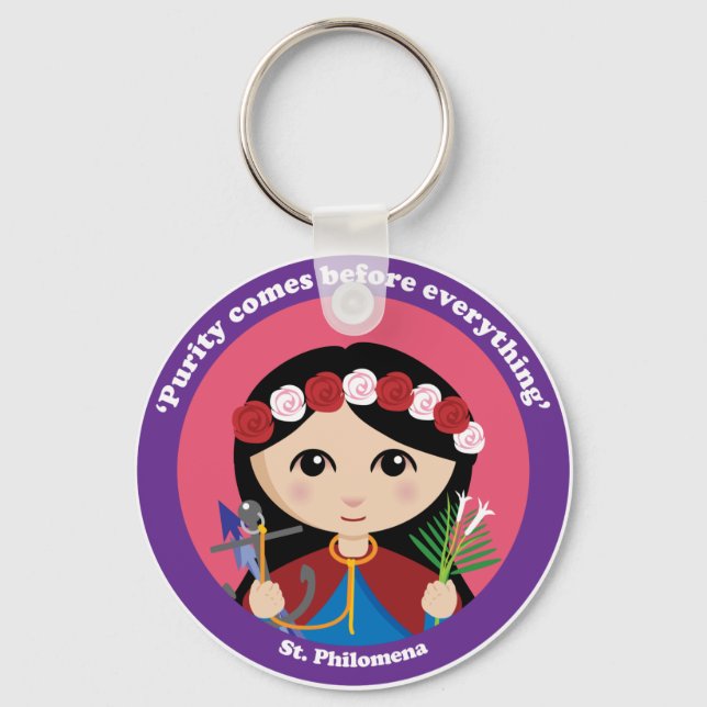 St. Philomena Keychain (Front)