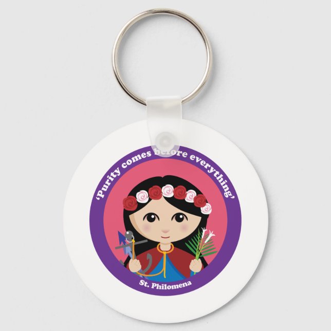 St. Philomena Keychain (Front)
