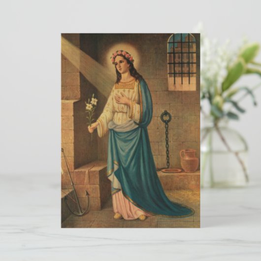 St. Philomena Powerful Novena Prayer Card (Standing Front)