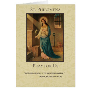 St. Philomena Powerful Novena Prayer Cards
