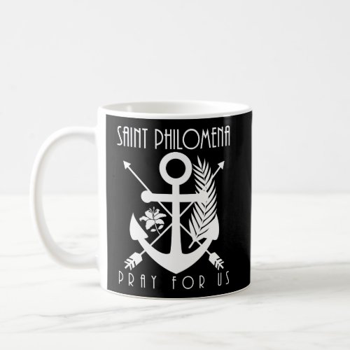 St Philomena Symbols Catholic Gifts For Girls Sain Coffee Mug
