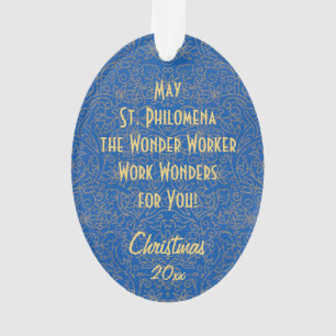 St. Philomena with Anchor (SNV 051) Acrylic Ornament