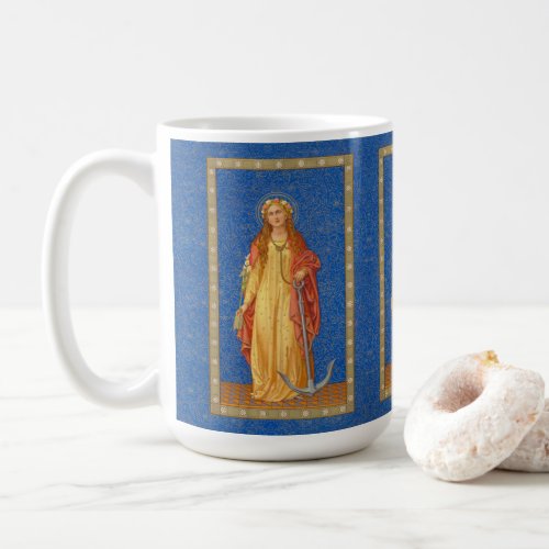 St Philomena with Anchor SNV 051 Coffee Mug