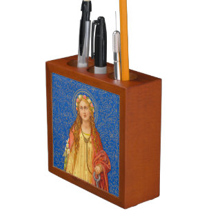 St. Philomena with Anchor (SNV 051) Desk Organizer