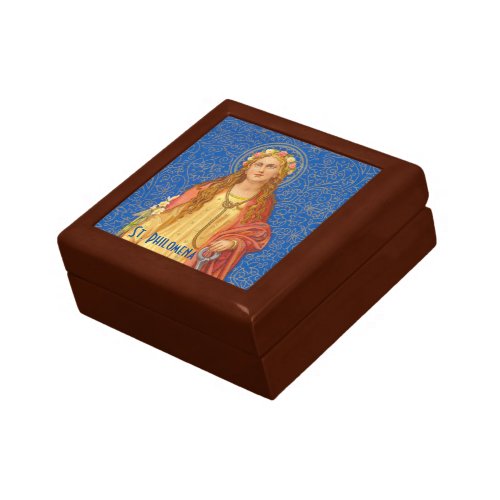 St Philomena with Anchor SNV 051 Gift Box