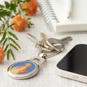 St. Philomena with Anchor (SNV 051) Keychain