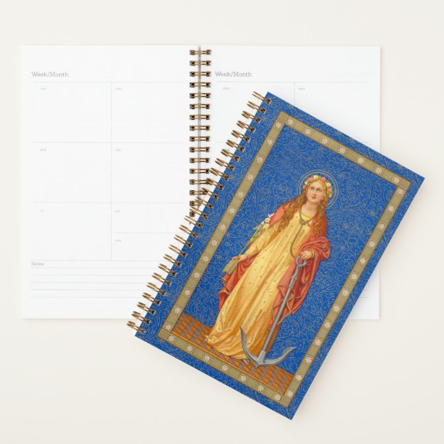 St. Philomena with Anchor (SNV 051) Planner (Display)
