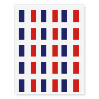 ST. PIERRE Flag Temporary Tattoos