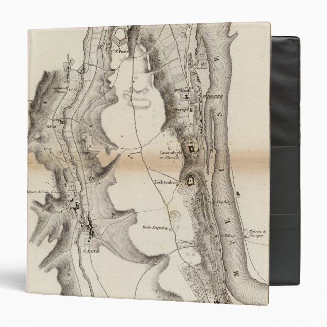 St Pierre Plateau Atlas Map 3 Ring Binder (Front/Inside)