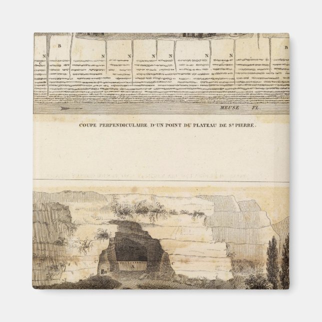 St Pierre Plateau Magnet (Front)