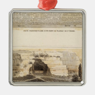 St Pierre Plateau Metal Ornament