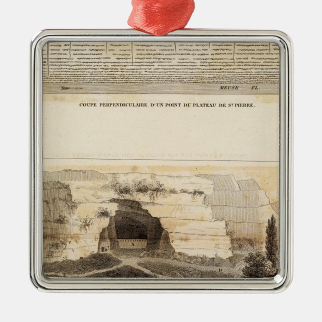St Pierre Plateau Metal Ornament (Front)