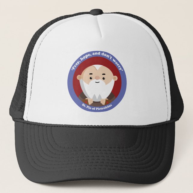 St Pio of Pietrelcina Trucker Hat (Front)