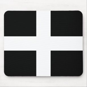 St. Piran’s flag / flag of Cornwall Mouse Pad