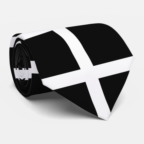 St Pirans flag  flag of Cornwall Tie