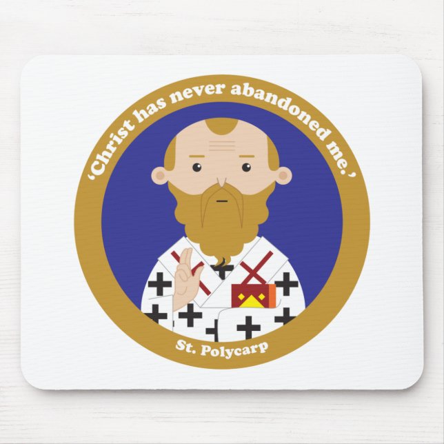 St. Polycarp Mouse Pad (Front)