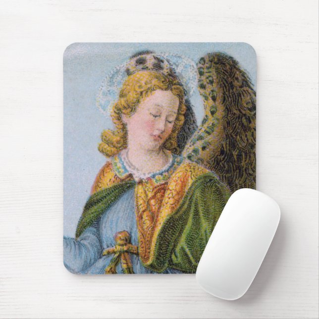 St. Raphael the Archangel (detail; M 017) Mouse Pad (With Mouse)