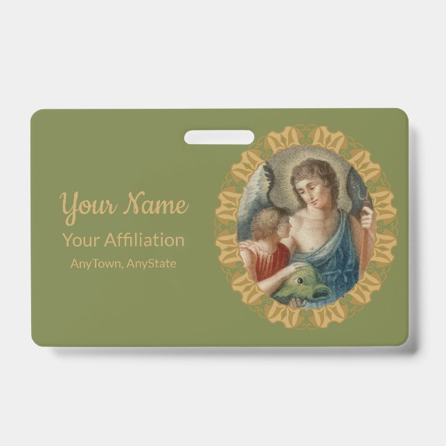 St. Raphael the Archangel (M 012) Badge (Front)