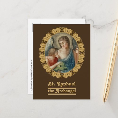 St Raphael the Archangel M 012 Postcard