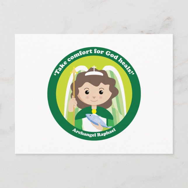 St. Raphael the Archangel Postcard (Front)