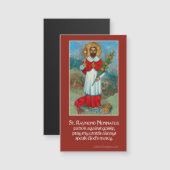 St. Raymond Nonnatus Prayer Magnet (Front/Back)