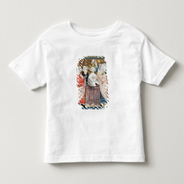 St. Remigius, Bishop of Rheims  baptising Toddler T-shirt (Front)