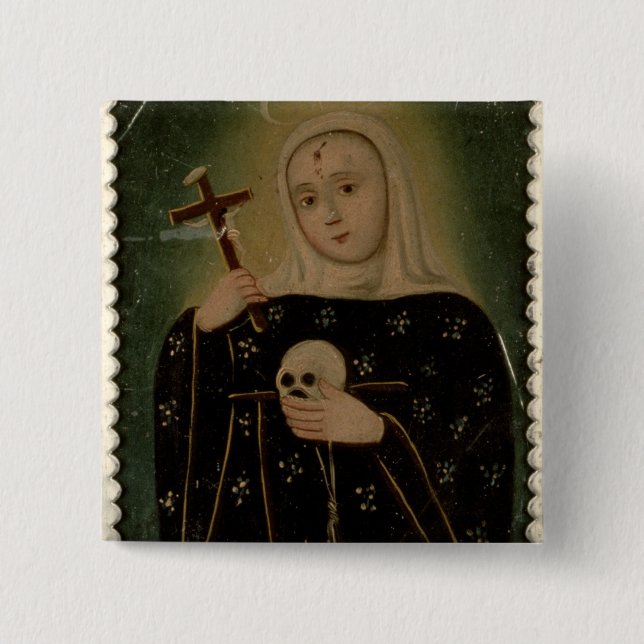St. Rita de Casia Pinback Button (Front)