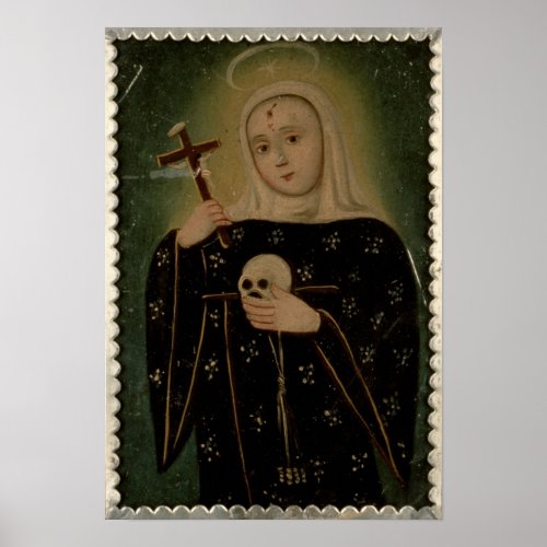 St Rita de Casia Poster