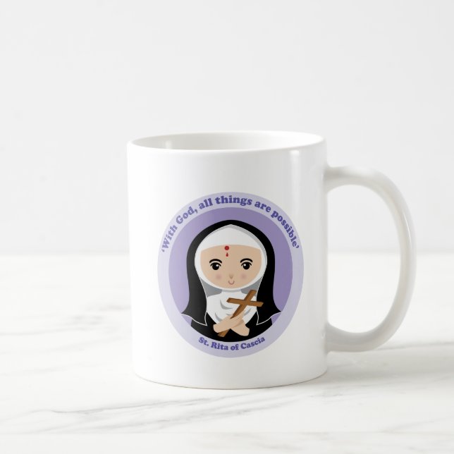 St. Rita of Cascia Coffee Mug (Right)