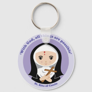 St. Rita of Cascia Keychain