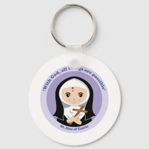St. Rita of Cascia Keychain