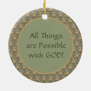 St. Rita of Cascia (M 015) Circular Ceramic Ornament