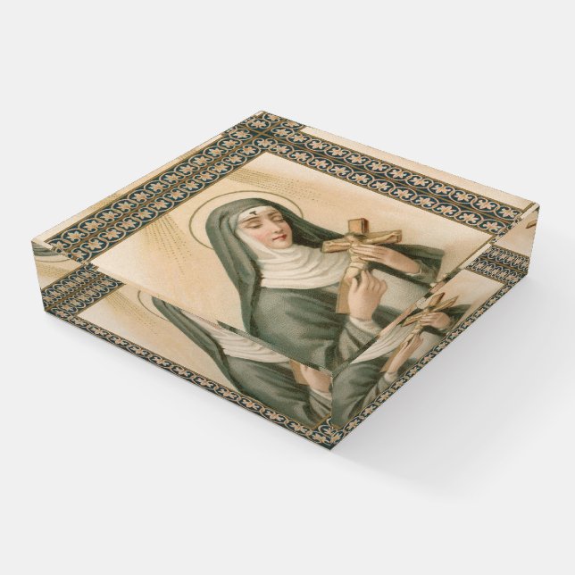 St. Rita of Cascia (M 015) Paperweight (Angled)