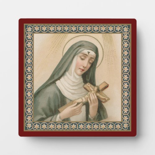 St Rita of Cascia M 015 Plaque