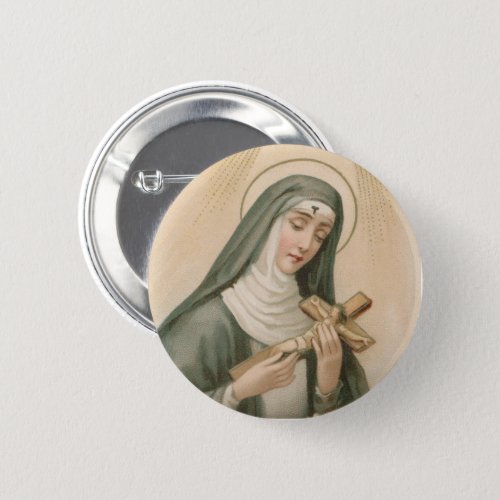 St Rita of Cascia M 015 Round Button