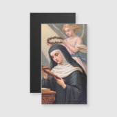 St. Rita of Cascia Magnetic Holy Cards -25/pack (Front/Back)