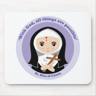 St. Rita of Cascia Mouse Pad