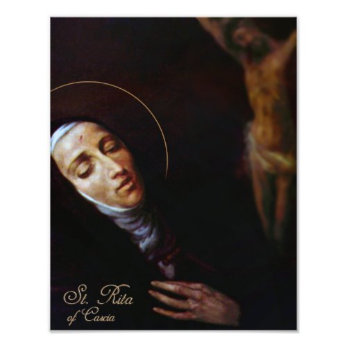 St Rita of Cascia Photo Print