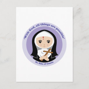 St. Rita of Cascia Postcard